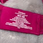 Modern Movement Fuchsia and White Patterned Bra Size 38B GUC Pink Photo 1