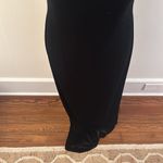 Papell Boutique  Retro Vintage 90s black Velvet column gown Sz 6 Photo 2