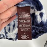 Knox Rose Blue Tie Dye Shibori Crew Neck Casual Boho Tank Top Size Medium Photo 4