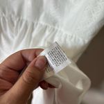 SheIn Eyelet Detail White Cap Sleeve Mini Dress casual Women's size medium Photo 5