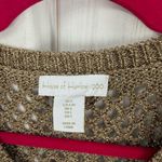 House of Harlow Women’s Large 1960 Revolver Crochet Maxi Dress Tan Photo 2