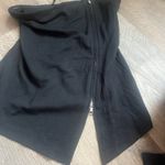 Maeve x Anthropologie Asymmetrical Zipper Tube Top Black/Noir Size S Black Photo 1