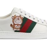 Gucci  X Doraemon Women’s low top Ace Sneaker size 40.5 Photo 0
