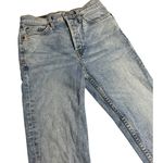 RE/DONE  Originals High-Rise Ankle Crop Stretch Mid-90’s Wash Blue Jeans Size 26‎ Photo 4