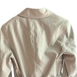 Worthington  Women's Ivory Trench Coat Size S Double-Breasted Belted‎ Photo 7