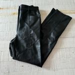 Wilfred Rebel Faux Leather Pants size 6 Aritzia Black Vegan Straight Leg Photo 11