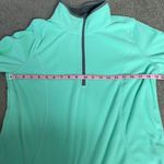 Made for life  Sea Foam Green & Gray Quarter Zip Fleece Jacket Size Medium Photo 10