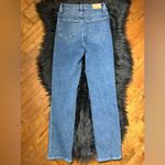 Paige Stella High Rise Straight Leg Classic Blue Distressed Jeans Size 25 Photo 3