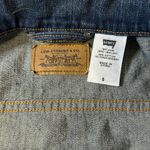 Levi's Levi’s Original Trucker Jacket Denim dark blue yellow stitching bronzed buttons‎ Photo 3
