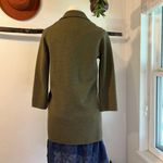 J.Crew Olive Green Merino Wool Open Style 3/4 Sleeve Cardigan Jacket Size XXS Photo 10