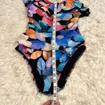 Profile By Gottex Ruffle One Shoulder One Piece Swimsuit Color Rush Black 10 Photo 1