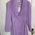 Lovers + Friends Lavender Long-sleeve Blazer Dress New with Tag W-629 Sz XS Photo 3