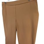 Theory  Thaniel Kenett Slim Fit Pants 6 Tan Brown Pull On Stretch Office Modern Photo 1