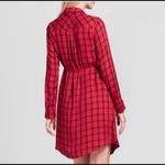 Ingrid and Isabel Red & Black Maternity Plaid Dress/Top “Shacket” Collared Size undefined Photo 9