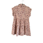 Women's Emily Wonder Pink Floral Striped Mini Dress S Photo 3