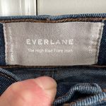 Everlane  The High Rise Flare Wide Leg Jean Size: 32 Dark Rinse Photo 6