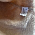 Entro Tan V-Neck denim sleeve contrast distressed sweater casual mixed material Photo 10