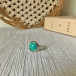 Boutique “BillyMae” Southwestern Blue Turquoise Silver Ring 6 Cowgirl Maximalist Photo 2