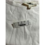 Madewell  Women's Sleeveless Boatneck Side Slit Tee Ivory Cream S Small New Photo 7