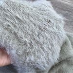 Lovers + Friends Lovers + friends gray kappa eyelash fuzzy open front cardigan Photo 9