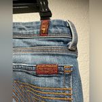 7 For All Mankind Women’s Flynt Blue Jeans size 27 Bootcut Denim. Photo 2