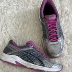 ASICS ‎ Gel Contend 4 Running Shoes Women's Size 8.5 Silver Gray Pink Athletic Photo 0