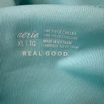 Aerie  Terry Cut Out Strapless One Piece Cheeky Swimsuit XL Women’s Blue 4722 Photo 3