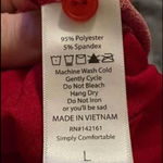 LuLaRoe Womens Large Xanthe Romper Red Bell Sleeves & V-Neck Casual Elegant Photo 8