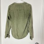 Superdry  Army Shirt Women’s Green Military Patch Logo Button Up Cotton Jacket Photo 5
