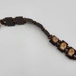 Vintage The Legend of the Dreamcatcher Wooden Native American Tile Bracelet 7" Photo 11