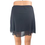 Brandy Melville  Women's Black Elastic Waist Sheer Mini A-LineSlip Skirt Size S/M Photo 1