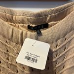 Fiore Tan Knit Skirt Photo 1