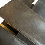 Olukai Holo Lio II Tall Brown Leather Boots Back Zip Photo 14