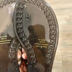 DSW NEW Kelly & Kate black flowers jelly sandals size 7 Photo 4