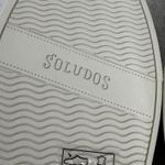 Soludos Women's Ibiza Sneakers Leather Tan White Accent Lace Up Casual Shoes 9.5 Photo 14