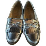 Sole Society ‎ Women's Silver Fringed Loafers Size 8 Casual Shoes Photo 0