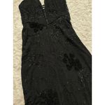 Handmade Gorgeous 2 Piece Fully Beaded Silk Corset Maxi Dress Black Tie Formal Photo 9