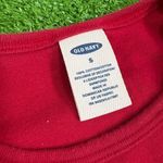 Old Navy Vintage Y2K Old‎ Navy Red Athletic Top Womens Small Retro Sporty Baby Tee Photo 3
