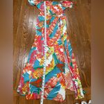 Fashion to figure  Multicolor Tropical Dress Photo 3