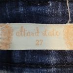 Altar'd State DARK WASH FLARE FRONT SEAM BOHEMIAN 70S STYLE JEANS 27 Photo 12