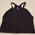 Free People New!  Movement XS/S Happiness Runs Washed Black Crop Top Photo 1