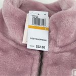 Hippie Rose NWT  Juniors' Super Soft Quarter-Zip Pullover NY Sweatshirt pink S Photo 14