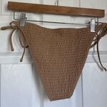 Aerie  Smocked Tie Bikini Bottoms size M Photo 1