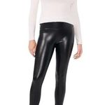 1. State  Faux Leather Leggings Size Small Black Shiny Stretch Pants Photo 0