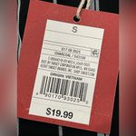 Mossimo Supply Co . Black and White Striped Blouse Photo 3