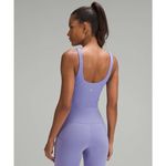 Lululemon Scoop Neck Yoga Tank Top Grid Dark Lavender Size 10 Yoga Pilates Photo 6