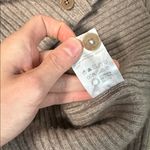 Reformation  Fantino Cashmere Collared Cardigan in Oatmeal Photo 4