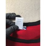 Pendleton Women Vintage 2 pcs. Sweater Set Sz. Med. Red Beaded detail black Trim Photo 9