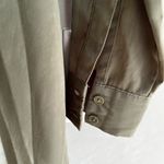 Banana Republic  Wrap Midi Dress Womens Size 2 Olive Green Tie Waist Photo 13