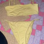 PacSun la hearts pale yellow bikini set Photo 0